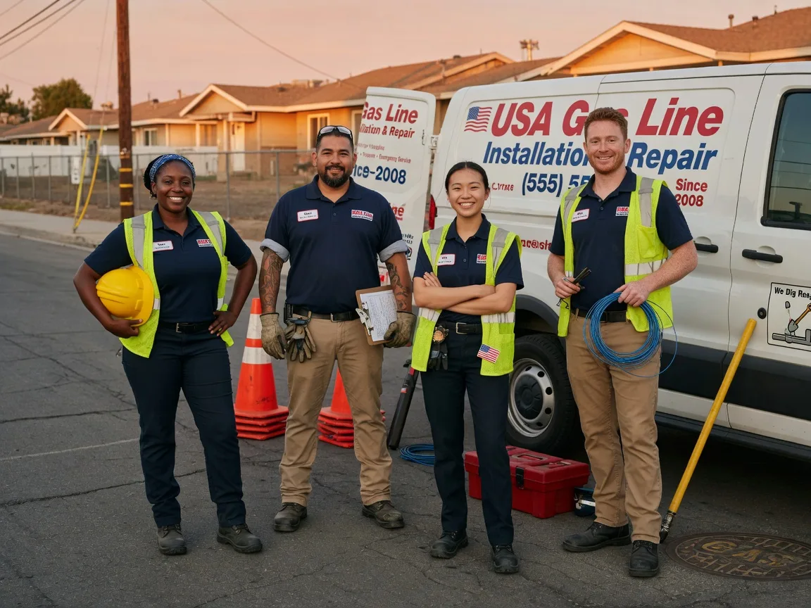 Gas Line Installation company in Woodburn, IN